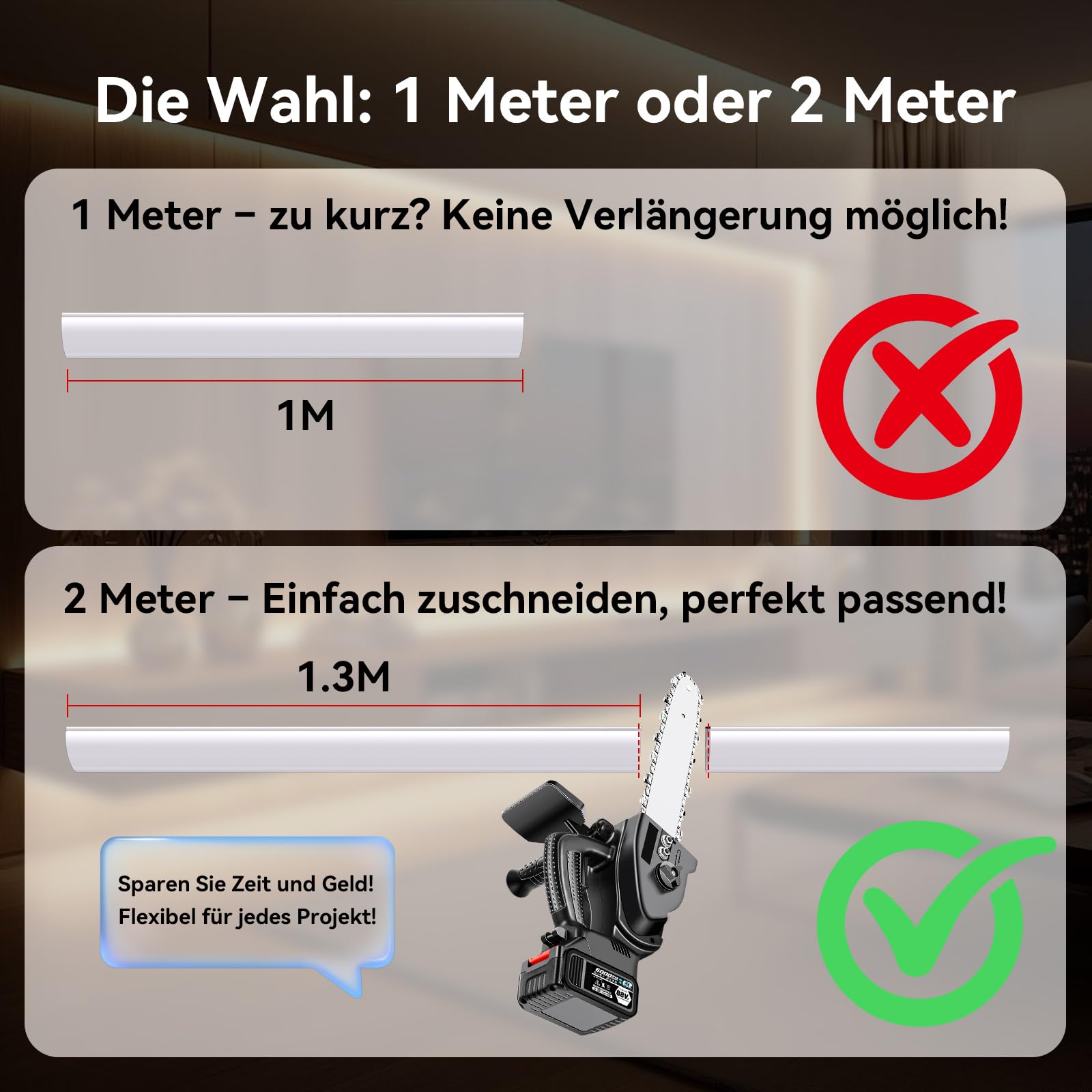 Shine Plus LED Eckprofil 2 m x 30 Stücke, Aluminium eloxiert, Profil 45 Grad V Form, für LED Streifen bis 10 mm