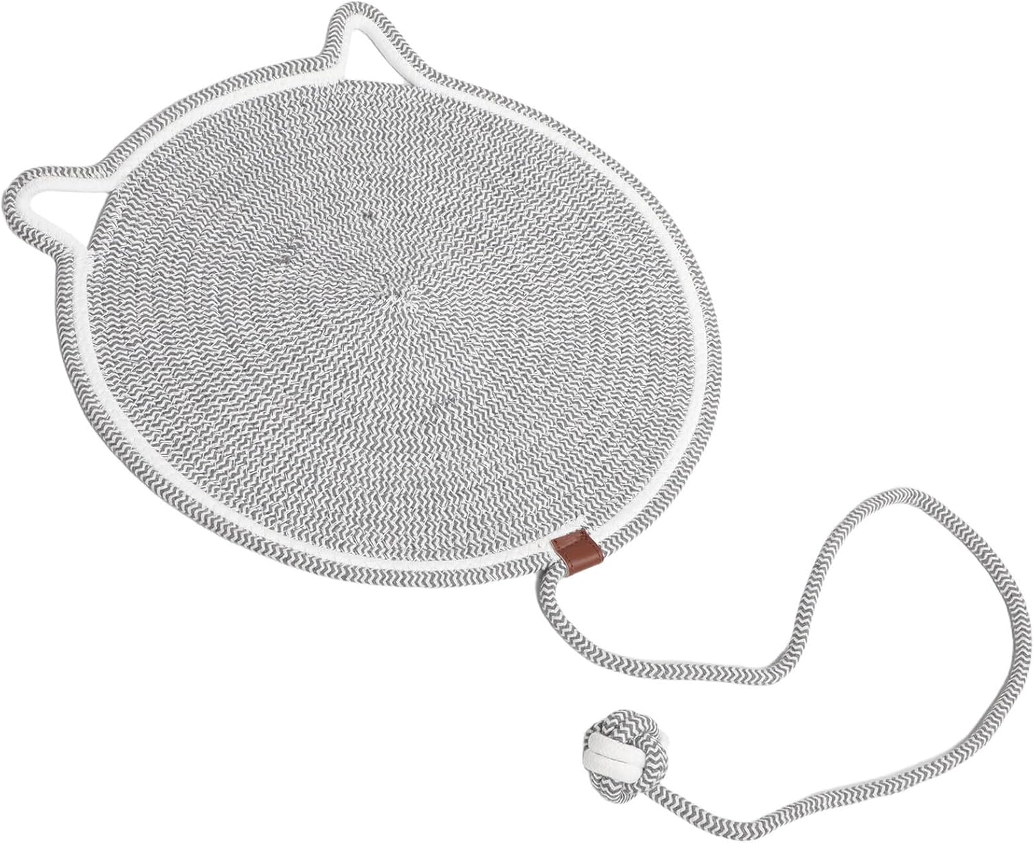 Toddmomy Cat Scratching Pad and Mat Sturdy Non-Slip Scratch Board for Indoor Cats and Dogs, Small Gray Scratch Bed with Wear-Resistant Surface, Suitable for Kitten and Furniture Protection