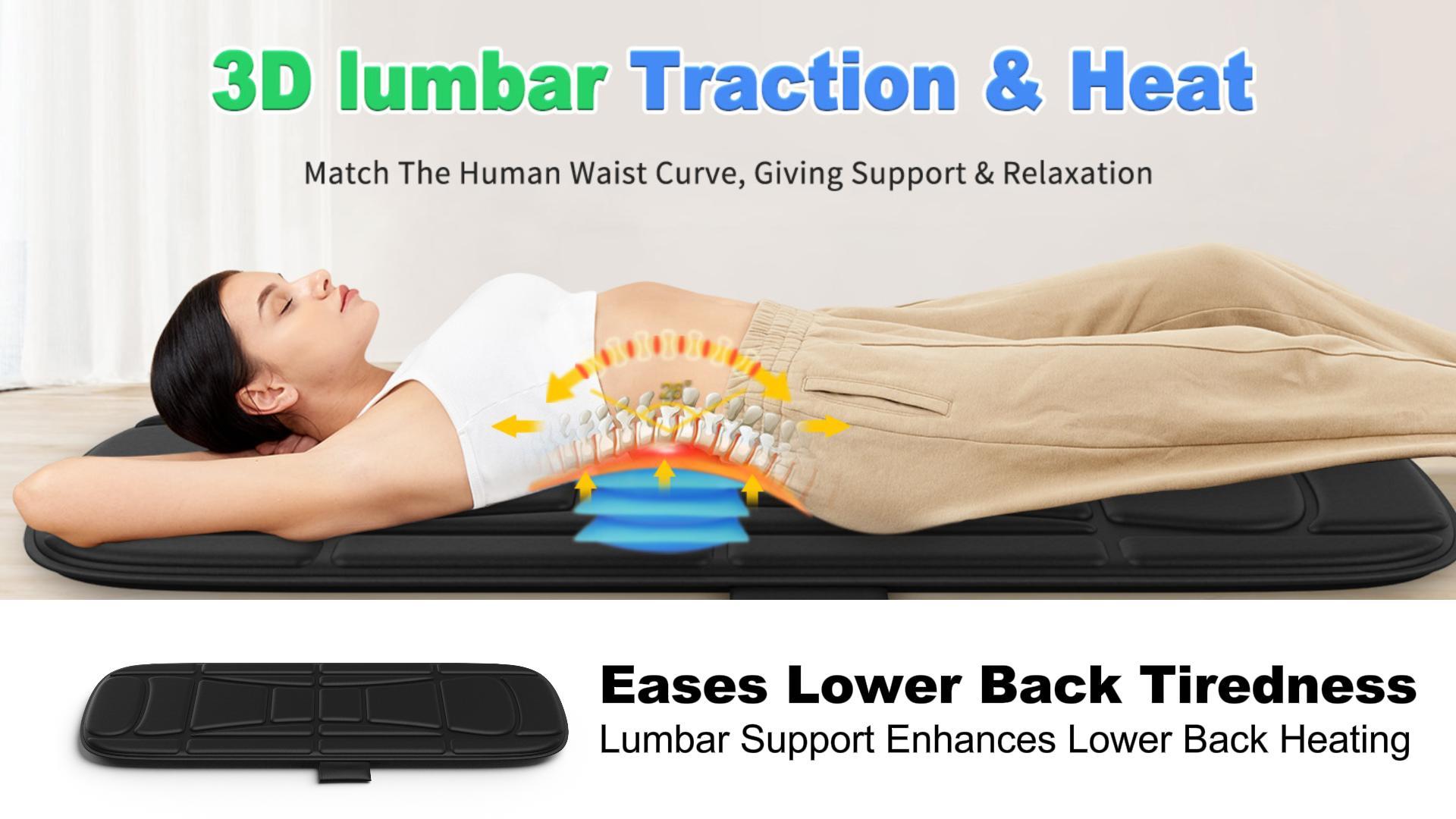 Amazon.com: comrelax Full Body Massage Mat with Heat, Vibration