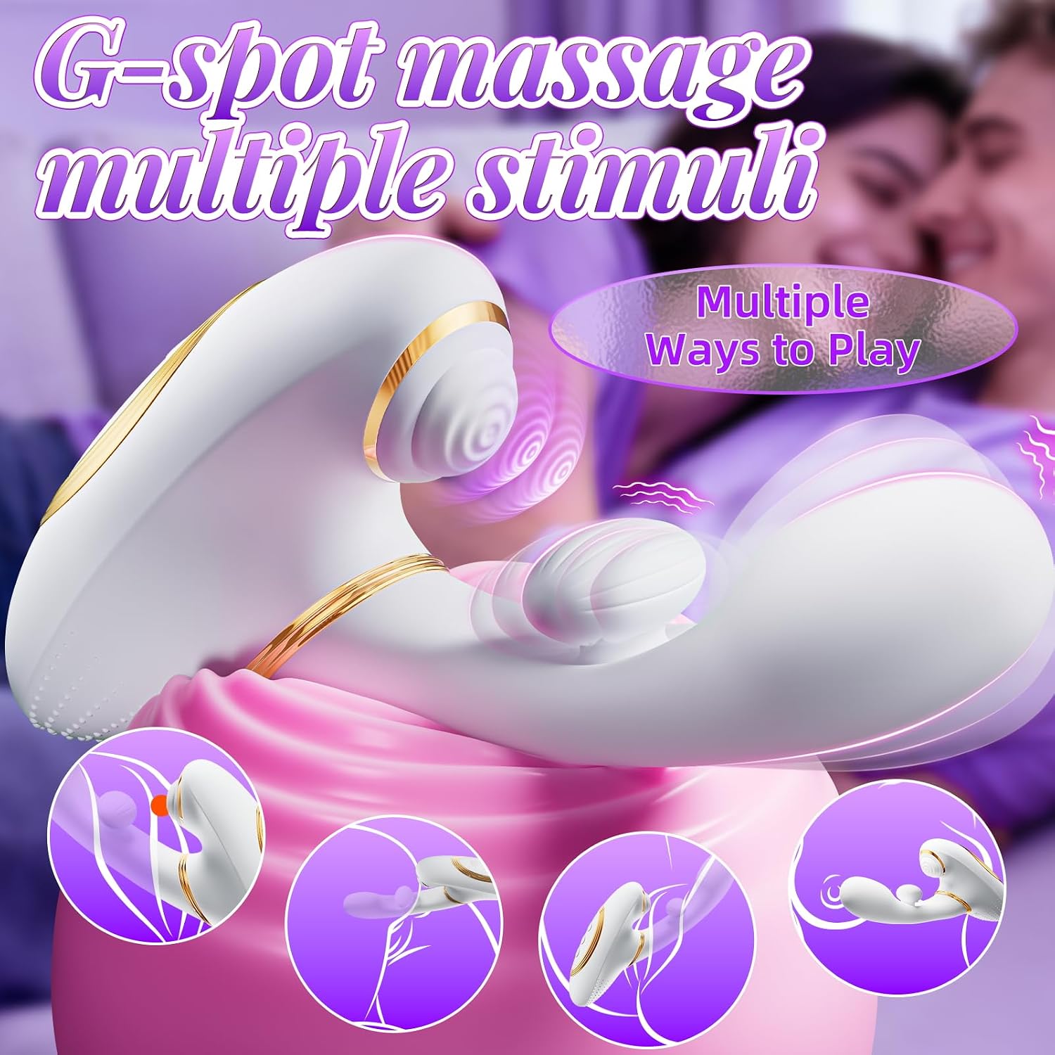 Vibrator Thrusting Vibrators Sex toys-Womens Sex Toys G-Spot Swinging Vibrators with 9 Tapping & Thrusting & Vibrating Heating Modes for Vagina Clit, for couples, also suitable as adult toys for women
