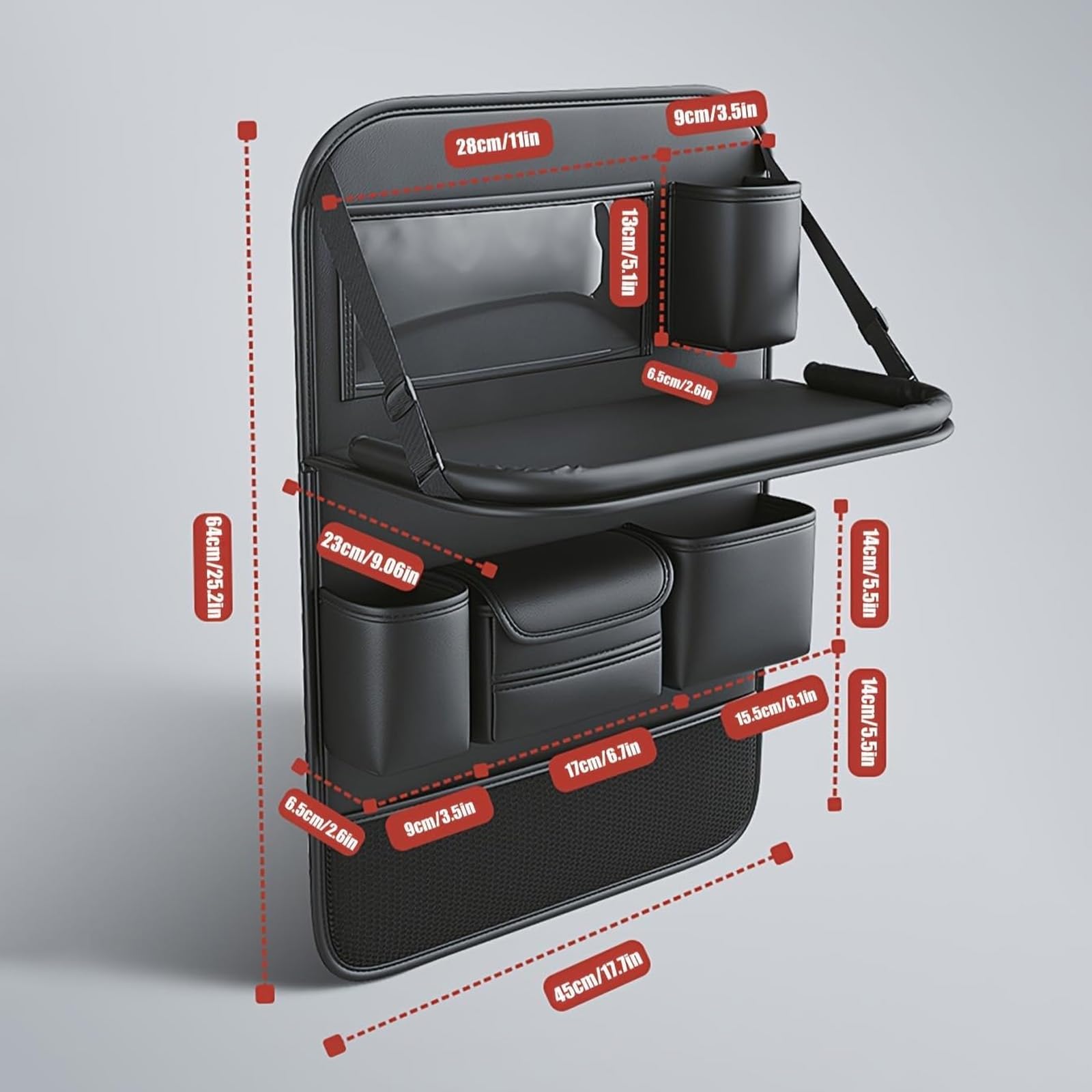 Organizer Schienale Auto per Hyundai ix20 2015-2019 Stoccaggio