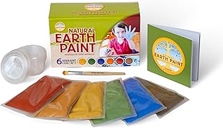 The Natural Earth Paint Kit | Non- Toxic | Made for Kids | Vegan | 6 Bri...