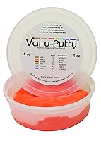 Vista 23 de Fabrication Enterprises 10-3952 Val-U-Putty Masilla de ejercicio, naranja (suave), 5 lb.
