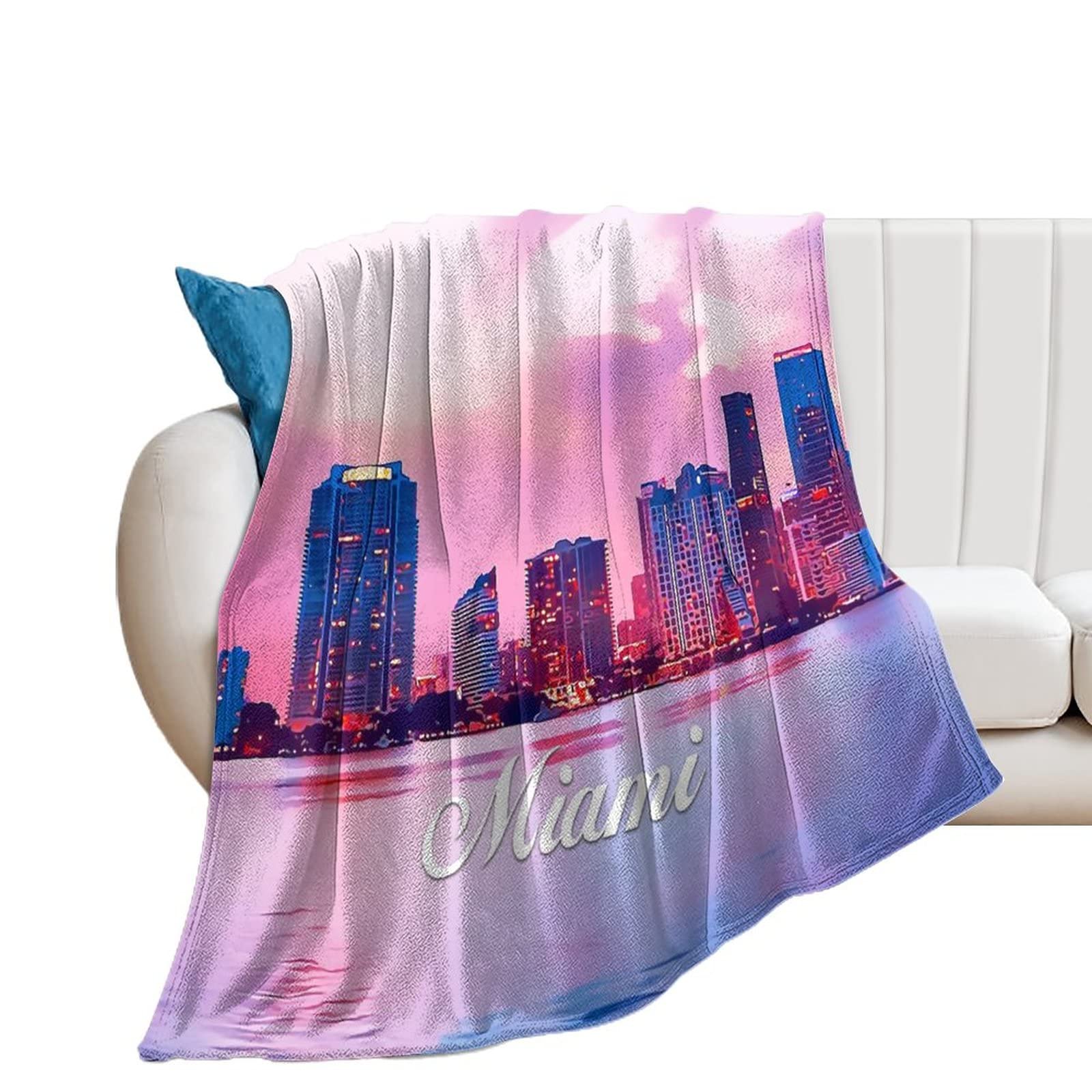Couverture chaude pour canapé contre le froid hivernal Miami