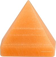 Vista 230 de Amazing Gemstone Amethyst Pyramid Crystal Healing Stones - 2" Great Pyramid Figurine of Natural Stone Pyramid for Meditation, Reiki, Chakra