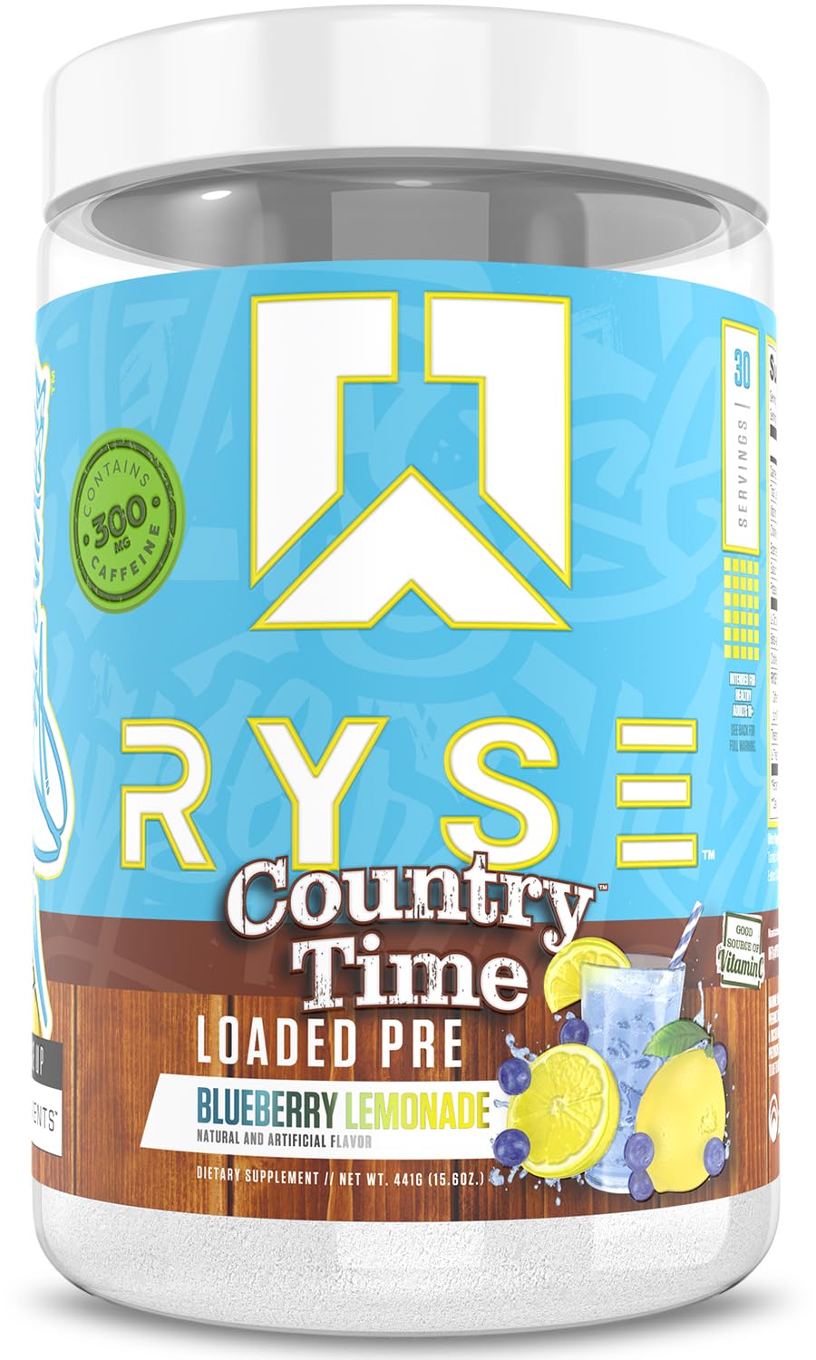 Ryse Loaded Pre Workout Powder - Freedom Rocks - Daily Pre-Workout for Men & Women with 325mg Caffeine, Beta Alanine, and Citrulline for Pump, Focus, and Energy - 30 Servings — Amazon image 9