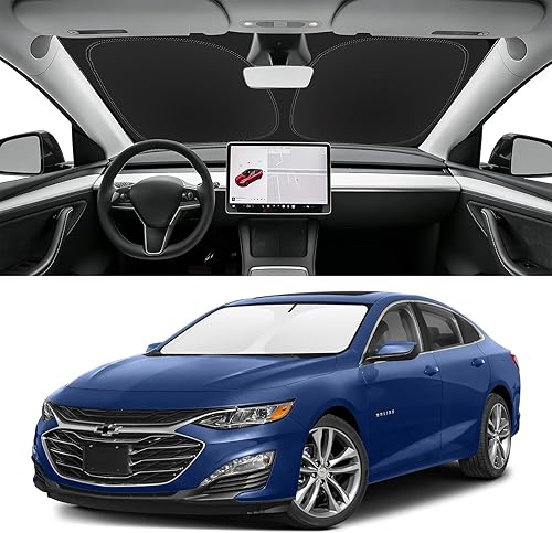 Miniatura 91 de Parasol de parabrisas de ajuste personalizado para Nissan Titan 2017-2024, bloquea los rayos UV y el calor, parasol de ventana delantera, fácil