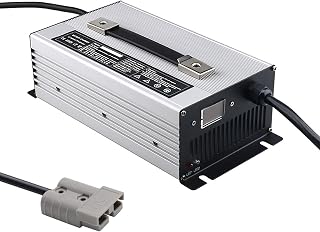 24v (50a/40a/30a/25a/18a/15a/12a) Battery Charger For 24v Lead Acid Batteries Charger,With Anderson Plug Led Screen Display In Real Time Charging Voltage (Size:24V/40a,Color:350A)