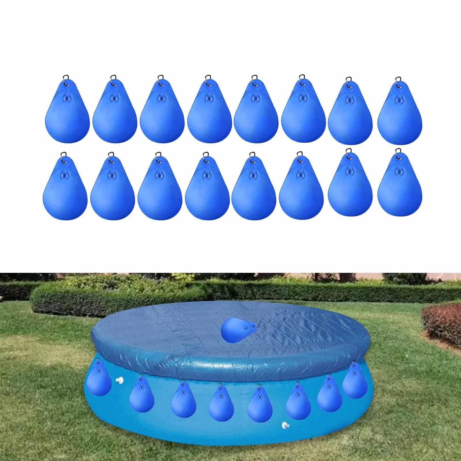 16 Pesas para Cubiertas de Piscina, Bolsas Colgantes para Cubiertas de Piscina para El Invierno, Piscina Y Hogar.