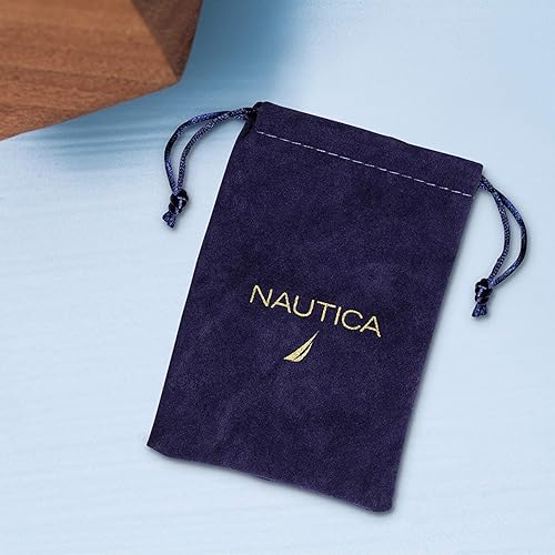 Miniatura 6 de Nautica Collar en capas con colgante de disco de diamantes de imitación para mujer, aleación chapada en rodio, cadena blanca de cuatro filas, 14-22