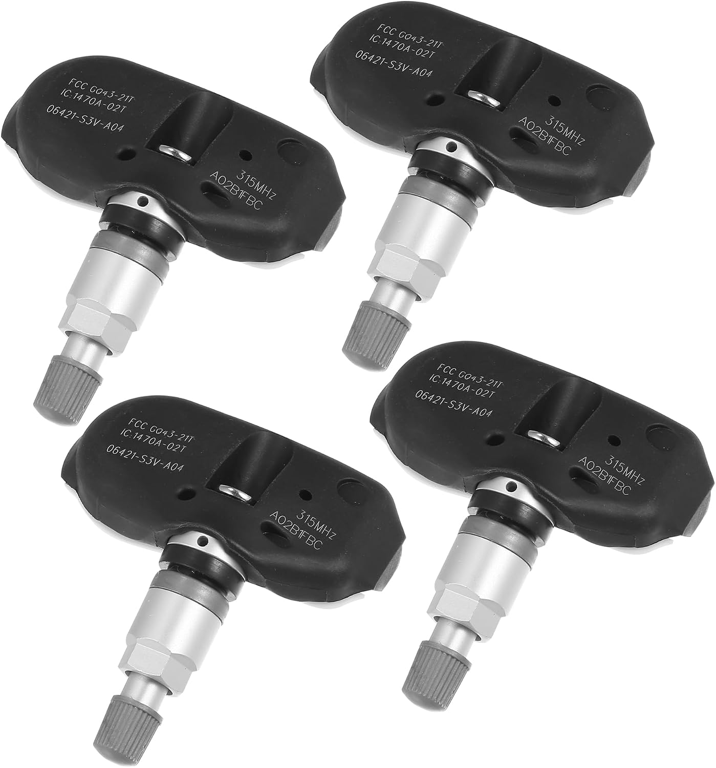 Tire Pressure Sensor 06421-S3V-A04 TPMS Sensor for Acura MDX 2004-2006 (Set of 4)
