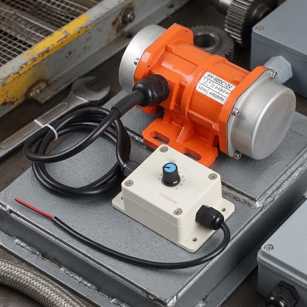 NbgrvB 12V 60W Elektromotor für Vibrationen, 4000 U/min, Gleichstrom-Vib
