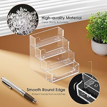 Amazon.com : MaxGear Clear Business Card Holder, Acrylic