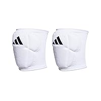 Vista 4 de Adidas Rodilleras de voleibol unisex para adultos, 5 pulgadas, negro/blanco, talla M