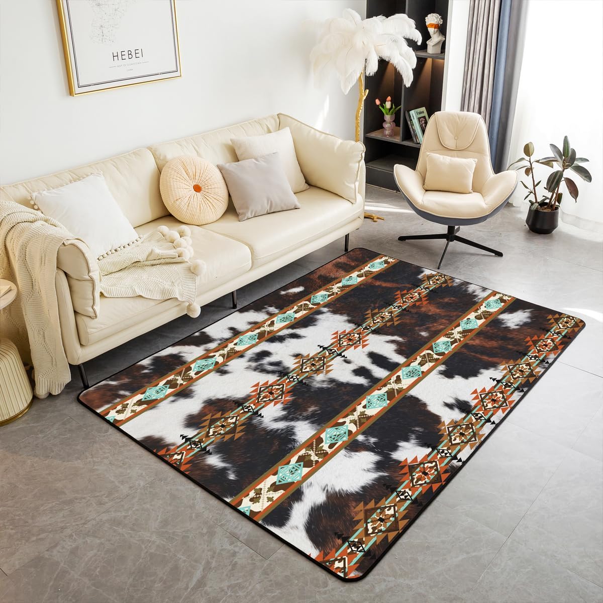 Colorful Toy Area Rug 3x5, 3D Building Blocks Pattern Rug, Kids Boys Toy Bricks Carpet for Living Room, Fun Brick Gradient Rainbow Non Slip Washable Decorative Rug, Red Yellow Blue Grey