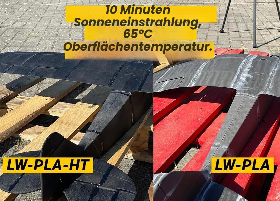 colorFabb Lw-pla-ht Weiss 3D-Druckerfilament, 1,75mm Durchmesser, 750g Spule, Leichtes Material, Ideal für RC-Flugzeuge, Matte Oberfläche
