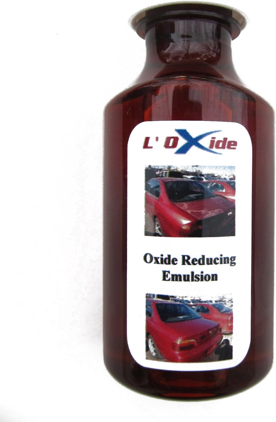 Oxide Reducing Emulsion to Restore Faded, Oxidized or Sun Damaged Car Paint, Peeling Clear Coat and Dull Headlights in a Simple DIY Operation. Easier to apply than wax, needs no polishing