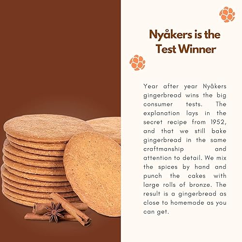Miniatura 3 de Nyakers - Galletas de limón suecas – Originales, famosas y antiguas galletas gourmet de limón tradicionalmente horneadas en Suecia desde 1952 –