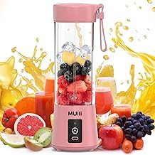 Sponsored Ad - Mulli Portable Blender, 15oz Mini Blender for Fruit Smoothies and Shakes,USB Rechargeable Juicer for Baby F...