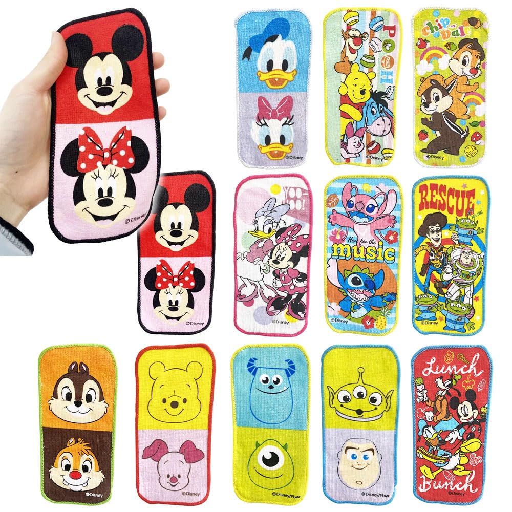 アニメゲームキャラクターグッズ100点ハンドタオル グラス皿下位賞くじまとめうり Amazon.co.jp: 【 縁日 景品 雑貨 セット 】 ディズニー ポケタオル 24