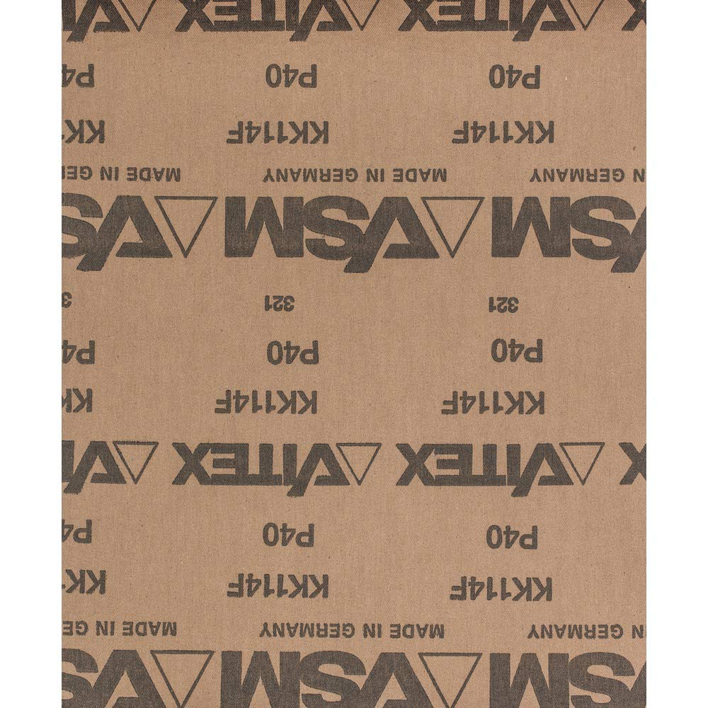 50 hojas de papel de lija para caballo, 230 x 280 A, 40 unidades 45013004