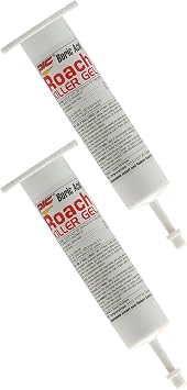 PIC GEL Boric Acid Roach Control Gel, 1-Ounce Syringe, 2-Pack , White