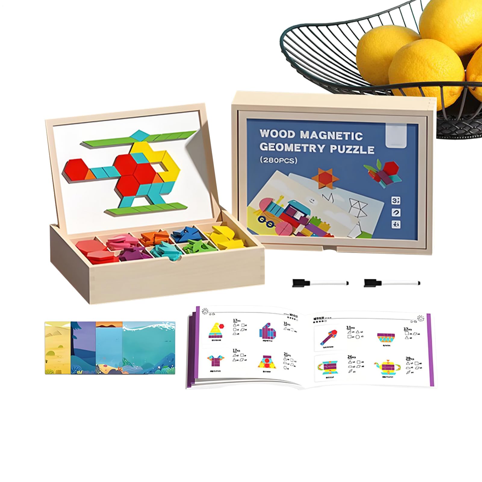 Puzzle Bausteine Magnetisches STEM Lernspielzeug | Bauklötze Puzzle Für Kinder Für Kinder, , Mädchen, Jugendliche, Söhne und Töchter, für Zuhause, Reisen und Schulen