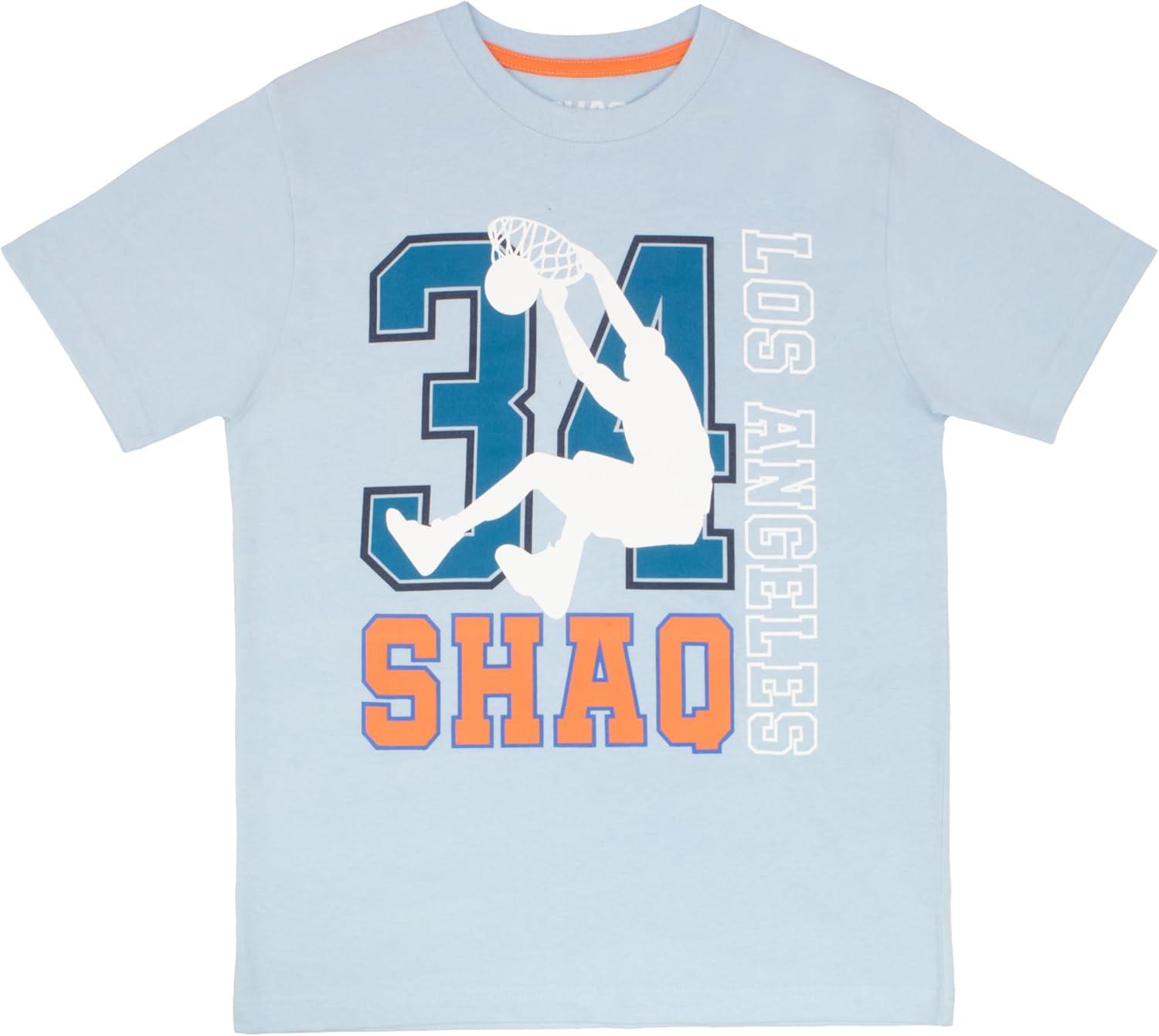 Shaq Boys’ T-Shirt 2-Pack - Soft Breathable Short Sleeve Crewneck T-Shirts, Comfortable Everyday Graphic Tees for Kids - Image 2