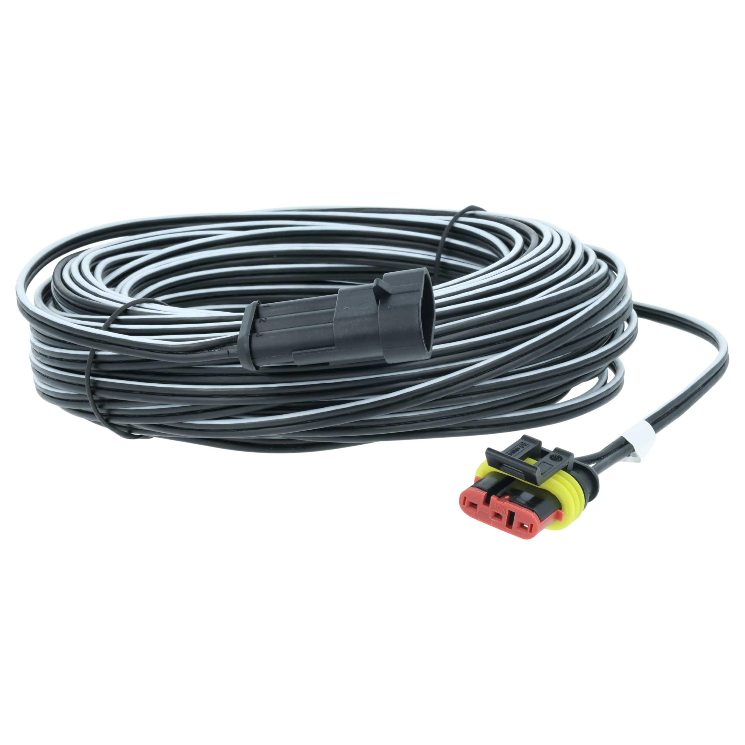 vhbw Niederspannungskabel Transformator Kabel kompatibel mit Flymo Robotic Lawn Mower 1200R, McCulloch ROB R600, R800, R1000 Mähroboter, Rasenmäher, 20m