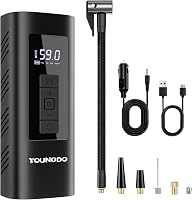 YOUNGDO 150 PSI elektromos kerékpáros pumpa 6000 mAh akkumulátorral 1