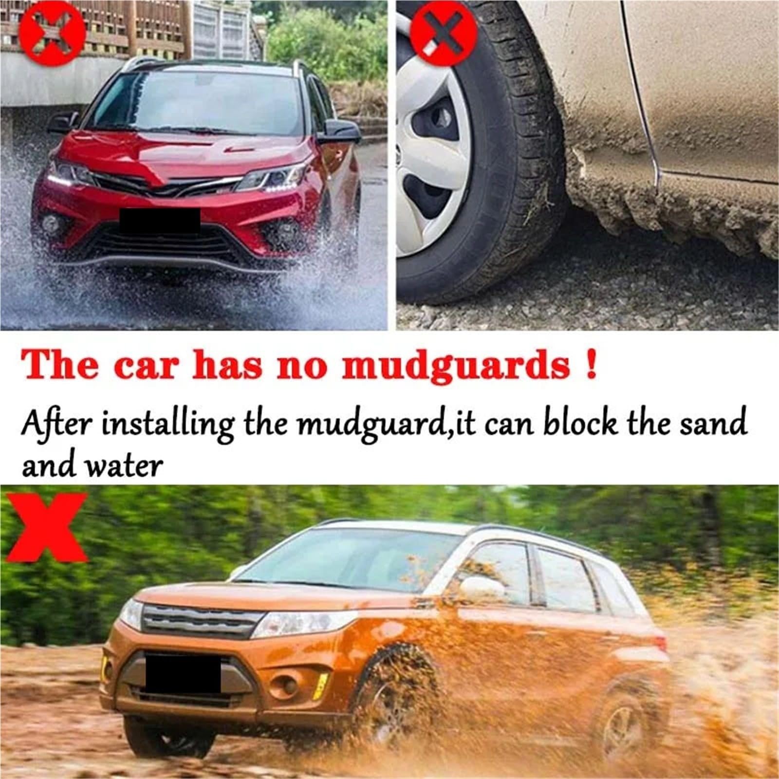 Błotnik Samochodowy Kompatybilny Z Akcesoriami Subaru Outback | 4 Szt. Błotnik Samochodu Osłona Błotnika Splash Błotniki Stylizacja Zewnętrzna