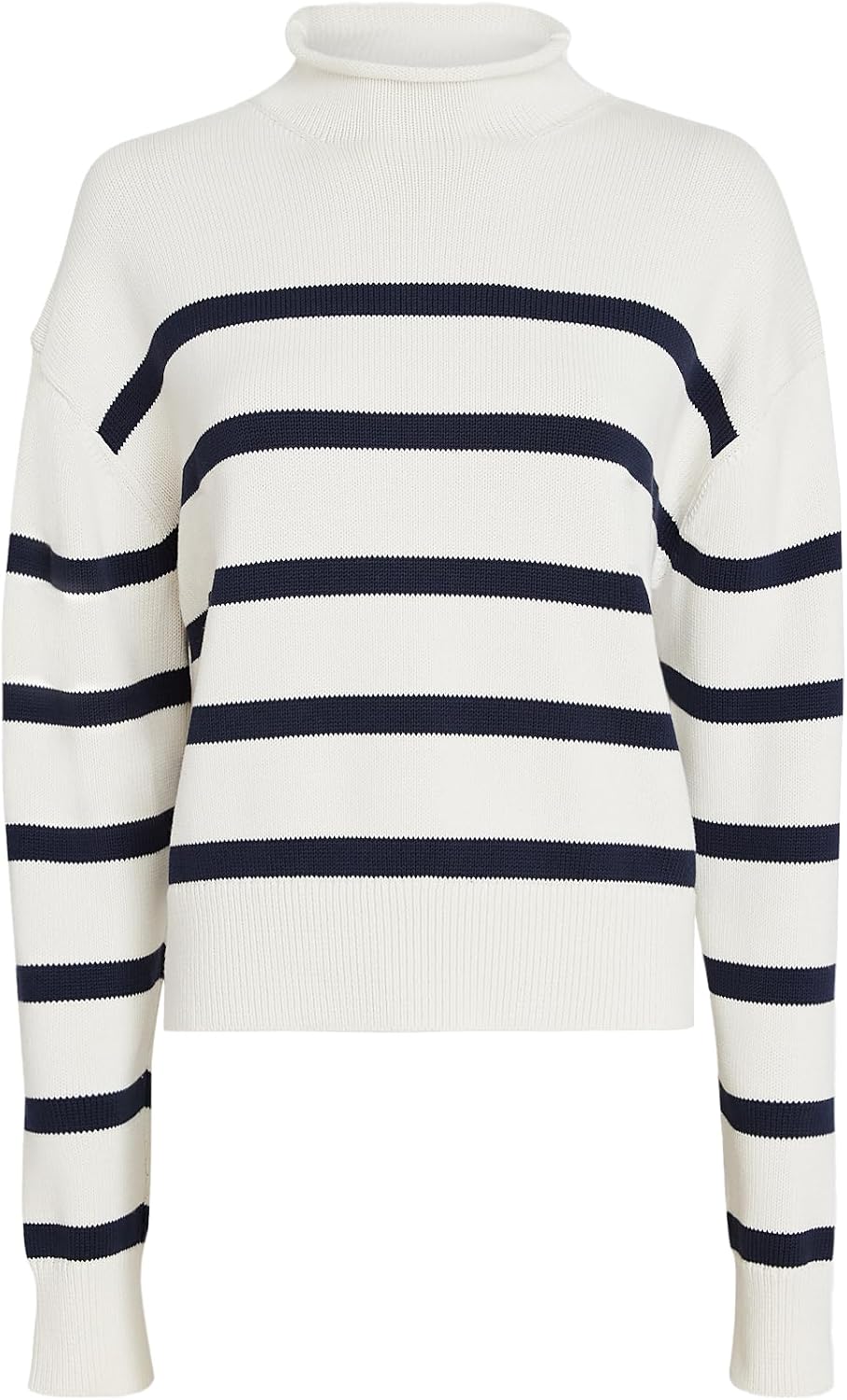 Club Monaco Women's Women's Cropped Mock Neck Nautical Sweater
