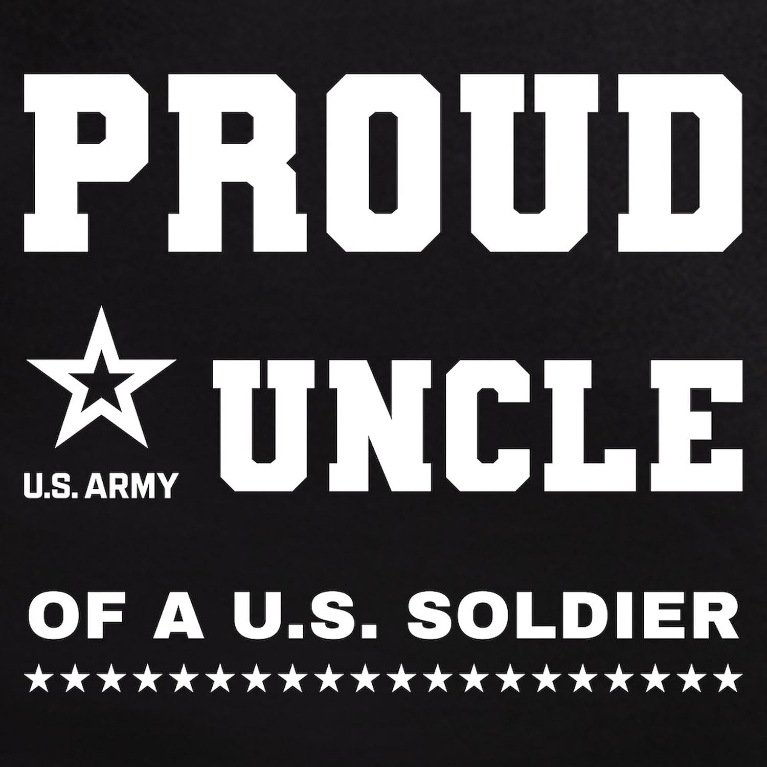 CafePress Proud Uncle Of A Soldier White Pajamas Novelty Men's Pajama Set, Comfortable PJ Sleepwear