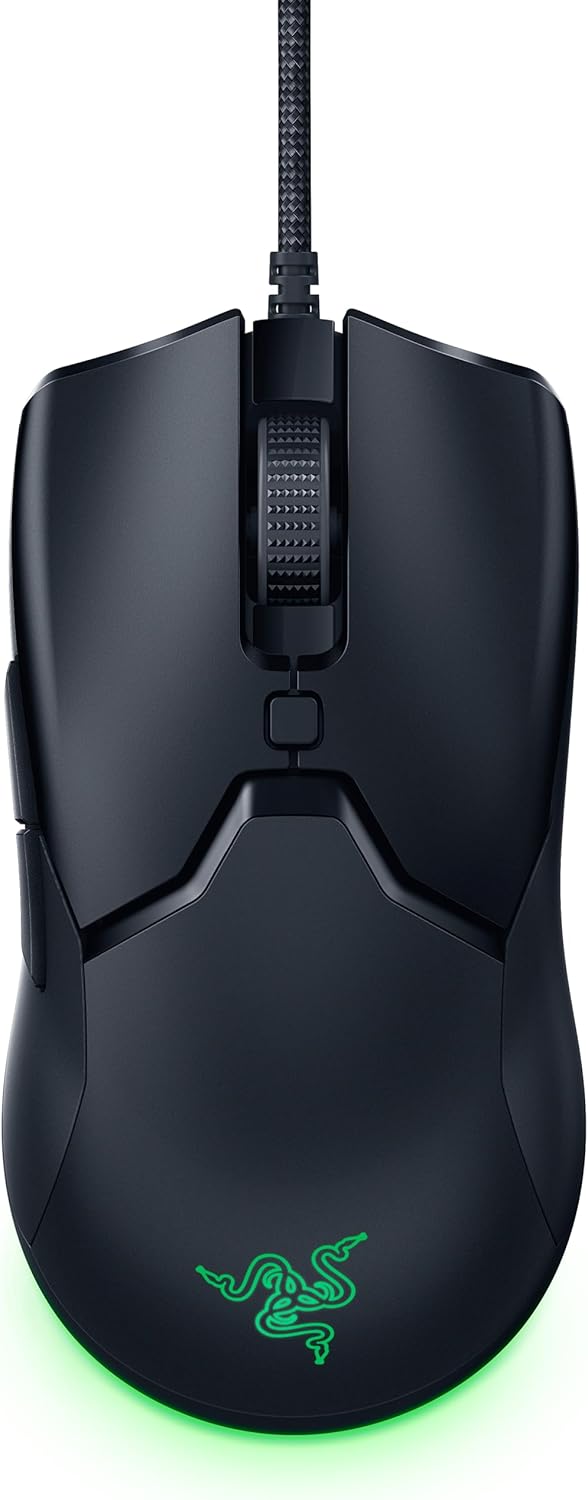 razer viper mini - ultra light gaming mouse ultra-light ambidextrous gamer mouse with 61g weight speedflex cable optical 8500 dpi sensor and rgb chroma lighting