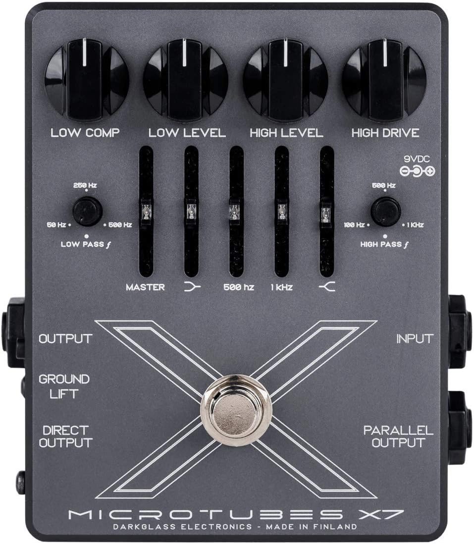 Darkglass X7 Multiband Distortion (w/Advanced Crossover & EQ) Bass Pedal w/Cable
