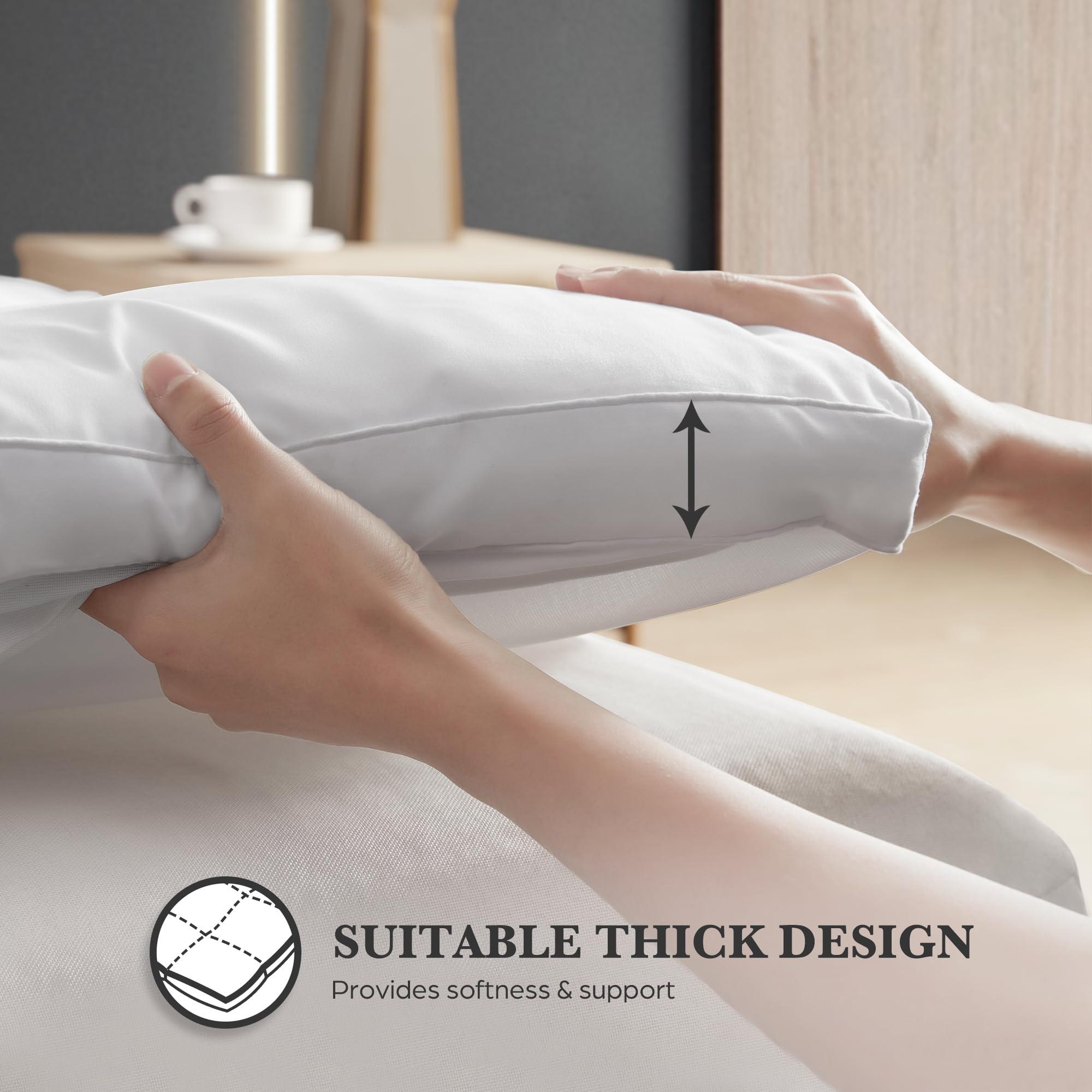 MK Home Textile Coprimaterasso impermeabile trapuntato, altamente assorbente, extra profondo