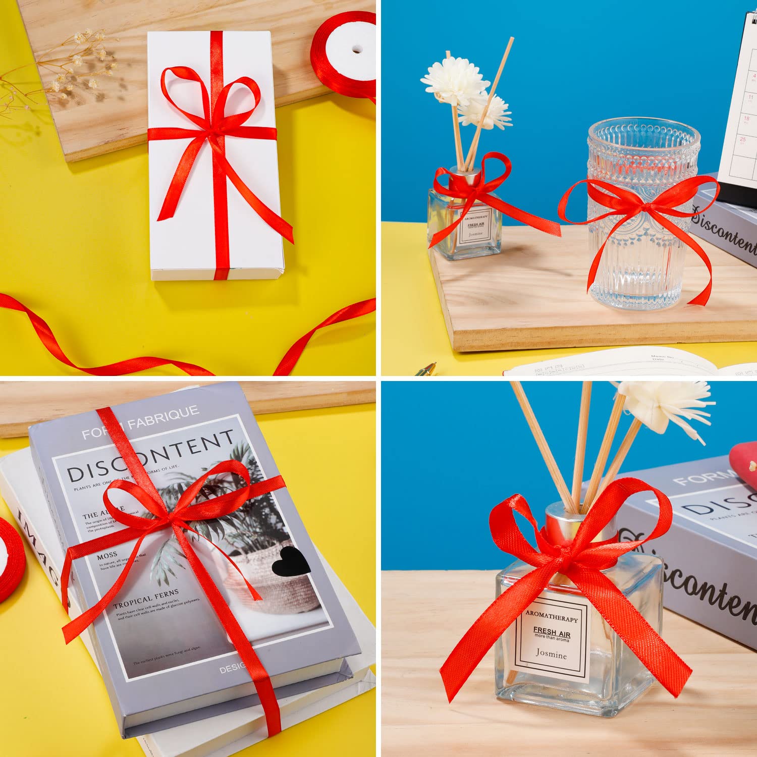 Nastro Regalo Dorato 10mm - 66m Totali Per Confezioni Regalo, Decorazioni Natale, Matrimoni E Compleanni - Foto 3