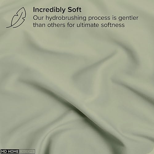 Miniatura 140 de Juego de sábanas de bolsillo extra profundas (4 piezas) 100% algodón egipcio de 400 hilos, bolsillo profundo de 22 pulgadas, sábana bajera ajustable