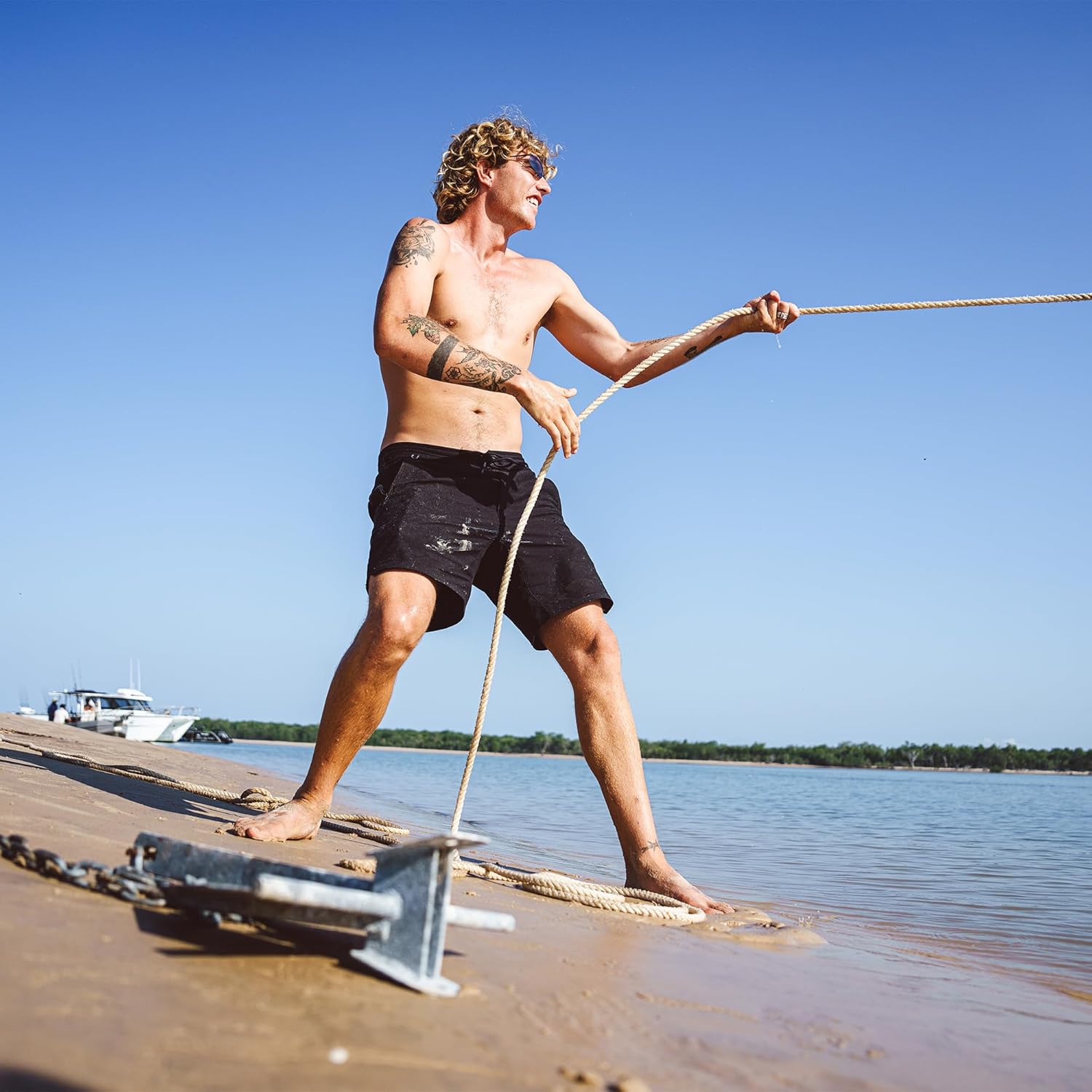 Roark Layover Traveler Walking Shorts – Lightweight Casual Hiking Shorts for Men, with Stretch Fabric, and Waist Drawstring - Image 2