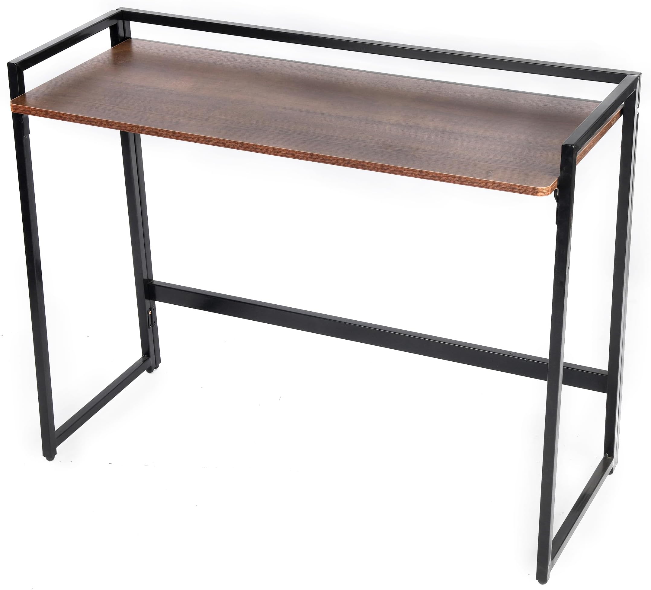 Livzing Wooden Multipurpose Portable & Foldable Study Table-Engineered MDF Wood Computer,Laptop Desk for Students and Adults- Metal Powder Coated Finish Frame-Foldable Laptop Table