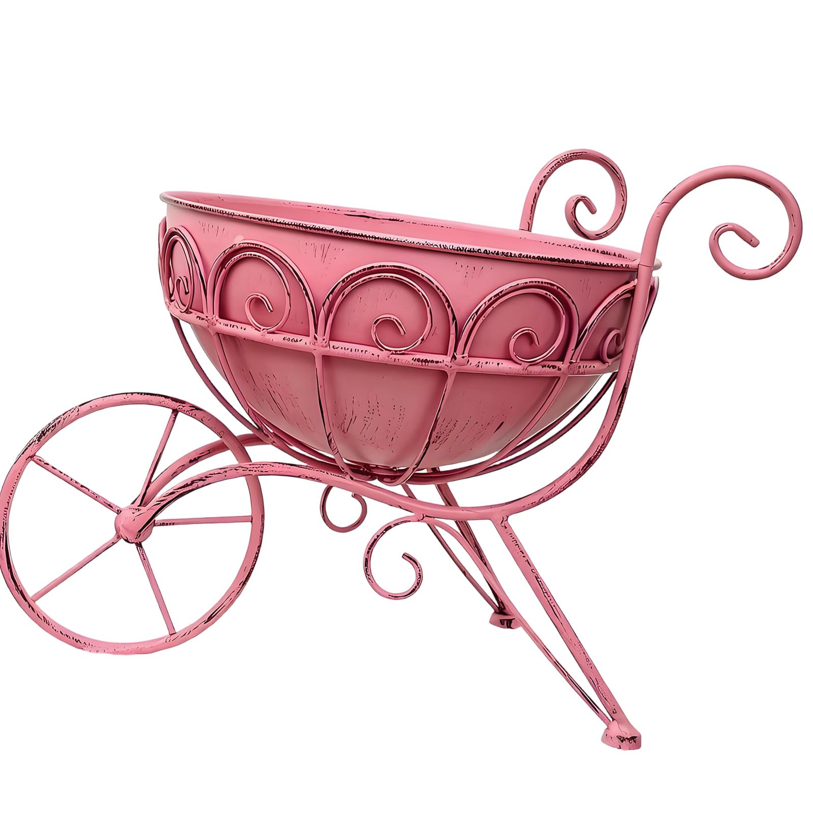Seau a fleurs decoratif en fer pour resoudre le manque de place