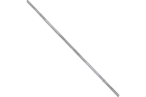 BalanceFrom Standard Weightlifting Barbell with 2 Spring Collars