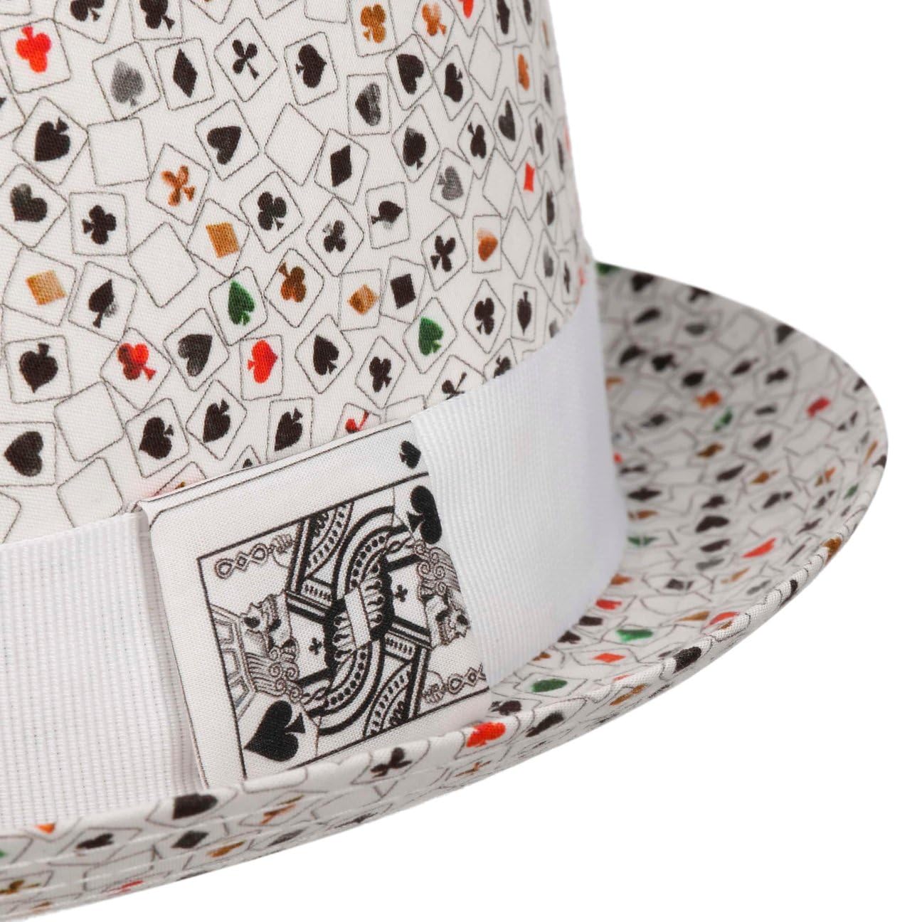 LIERYS Cards Pork Pie Stoffhut Trendiger Look Made in Italy Unisex Frühling Sommer