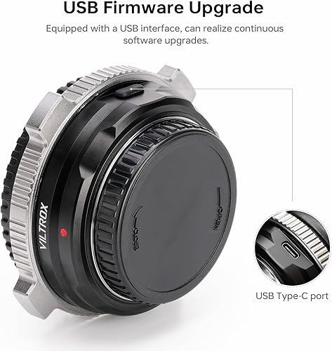 Miniatura 7 de VILTROX Adaptador de lente EF-M1 Pro, adaptador de montaje en anillo de enfoque automático, convertidor de lente con bloqueo de seguridad compatible