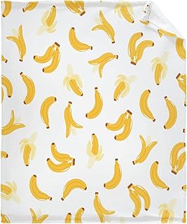 Darani Banana Fruit Lightweight Super Soft Cozy Throw Blanket Warm and Lightweight Soft Flannel Blankets 60x50 Medium for Teen Bed Blanket