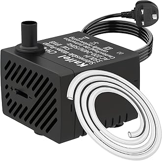 Knifel Submersible Pump 350L/H 5W Ultra Quiet Design for Fountains, Hydroponics, Ponds, Aquariums & More