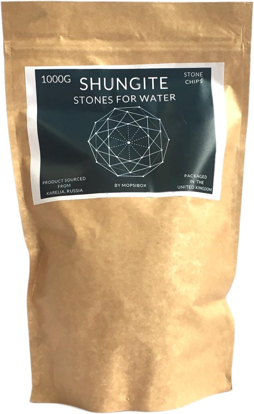 QuarryBox Shungite Natural Filter Water Healing Stones from Karelia Schungit Shungit (800g)