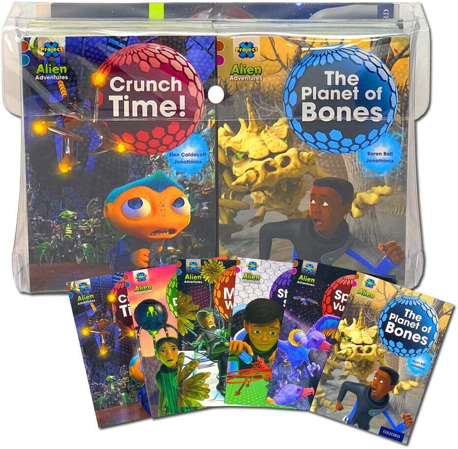 Project X Alien Adventures: Brown and Grey Book Bands, Oxford Levels 9-14: PROJ X:ALIEN:PK2 25XPB WALLET