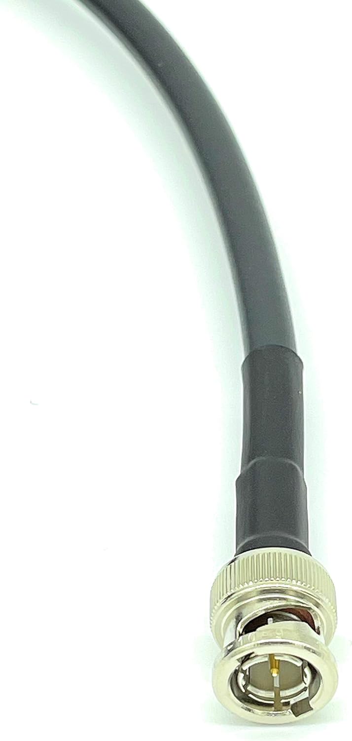 AV-Cables 3G/6G HD SDI BNC Cable - Belden 1694a RG6 (10FT, Black)