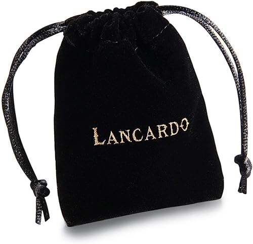 Miniatura 8 de Lancardo Reloj de cuero steampunk para hombre esfera negra correa de cuero multicapa brazalete ancho reloj de cuarzo analógico de tres ojos